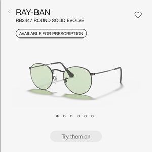 Ray Ban RB 3447 Evolve Green Lens Sunglasses